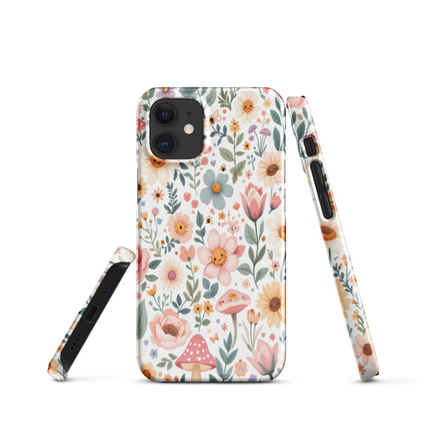 Kawaii Enchanted Garden Pastel Floral Case
