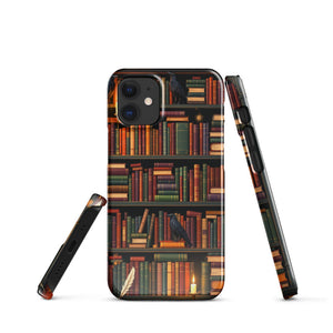 Candlelit Library Raven Dark Academia Case - Image 1