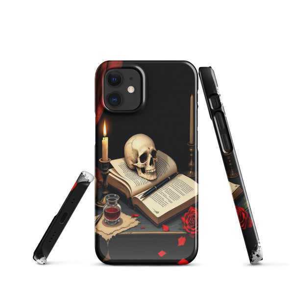 Vanitas Still Life Dark Academia Skull Case