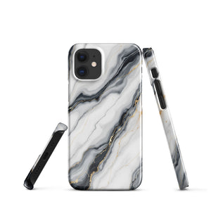 Classic White Marble Gold Vein Luxury Case - Image 2