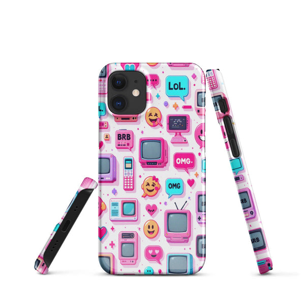 Retro Keypad LOL Y2K Sticker Case