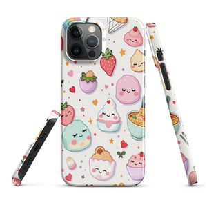 Kawaii Snack Squad Pastel Food Gang Case - Image 3