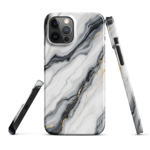 Classic White Marble Gold Vein Luxury Case - Image 3