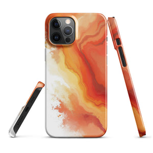 Terracotta Sunset Marble Warm Tones Bold Case - Image 3