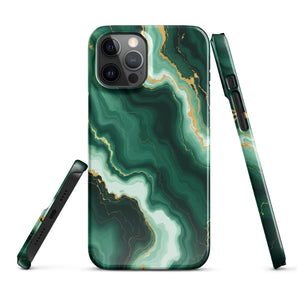 Emerald Green Malachite Marble Luxury Case - Image 3