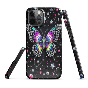 Chrome Butterfly Bling Y2K Glam Case - Image 3