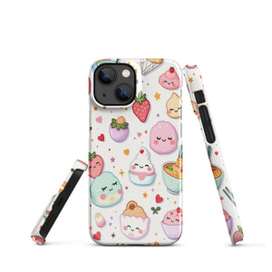 Kawaii Snack Squad Pastel Food Gang Case - Image 4