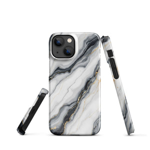 Classic White Marble Gold Vein Luxury Case - Image 4